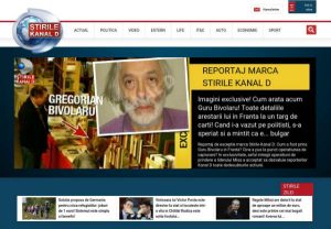 Kanal D A Lansat Site Ul Www Stirilekanald Ro Tvmania Ro